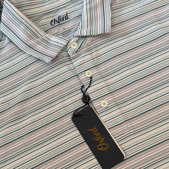 Oxford Men's Polo Shirt in Dream Blue - Picture 2 of 4